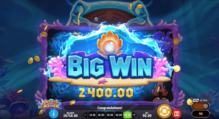 Manta Mayhem - grote overwinning in het basisspel